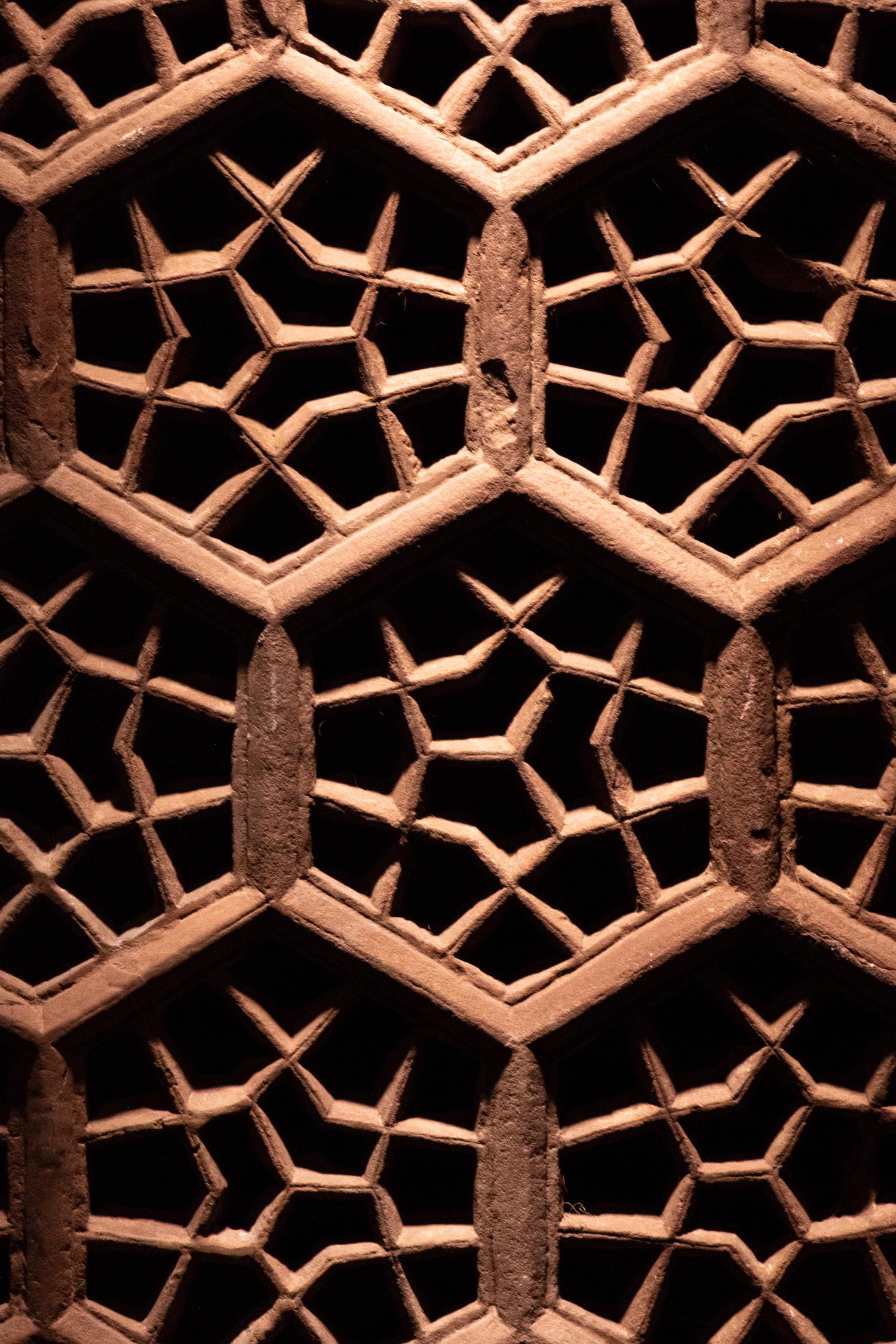 An Indian Sandstone Jali Screen