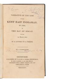 [SHIPWRECKS - BRITISH]. A group of eight 18th- and 19th-century works about British shipwrecks, comprising:
