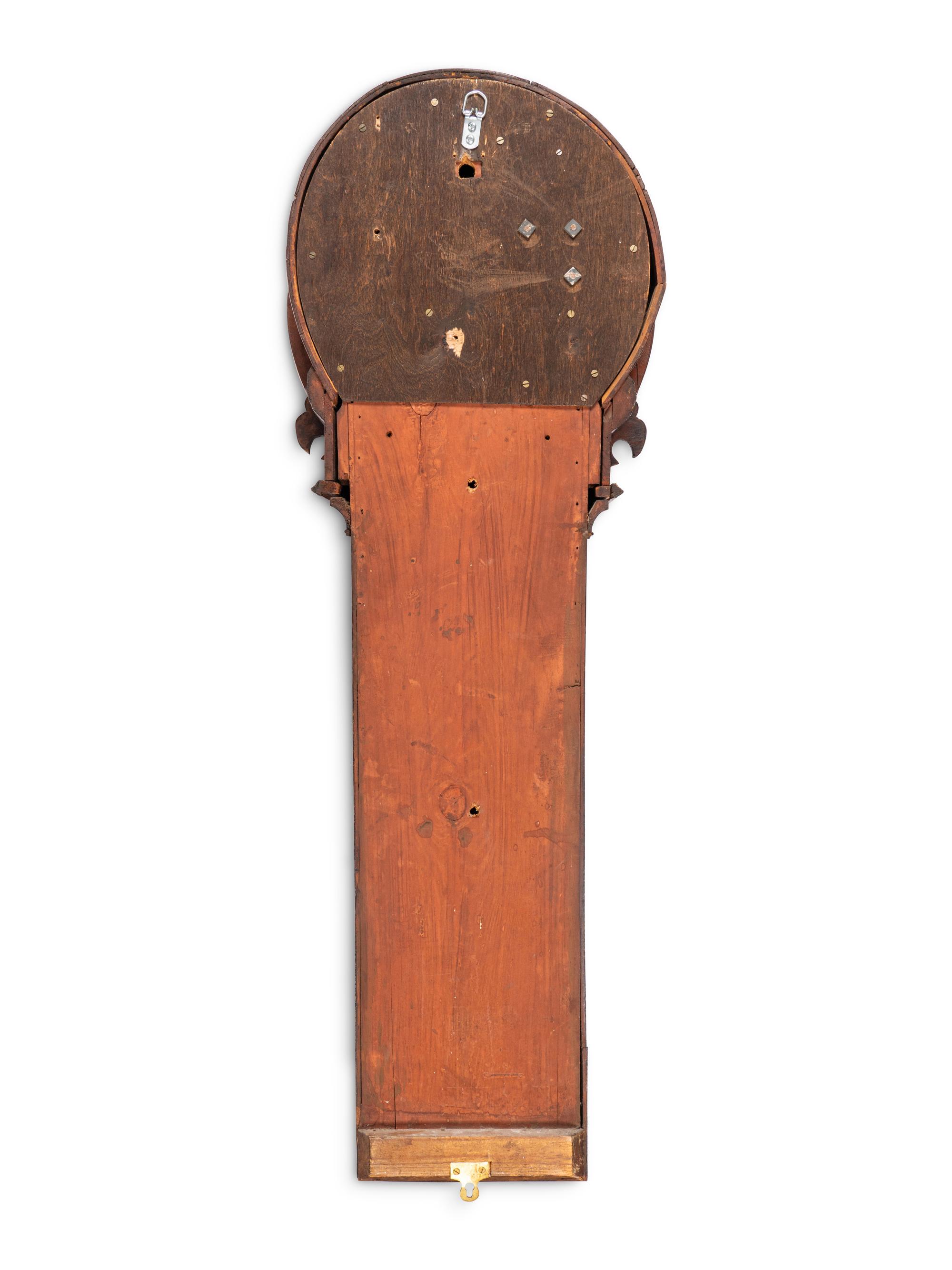 An English Mahogany Wall Clock