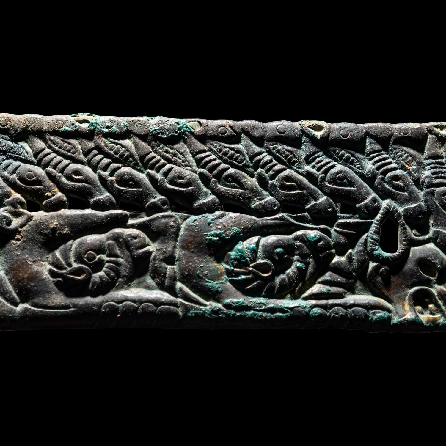 A Eurasian Bronze Plaque