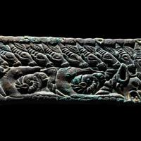 A Eurasian Bronze Plaque