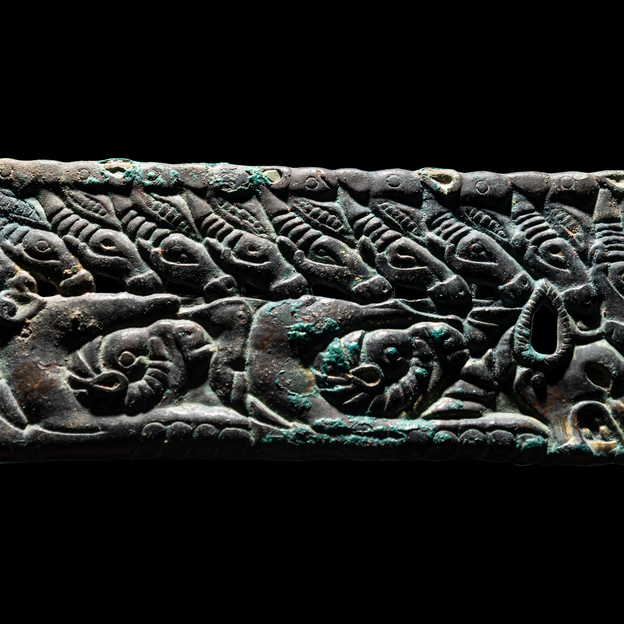 A Eurasian Bronze Plaque