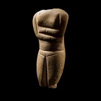 A Cycladic Marble Female Torso