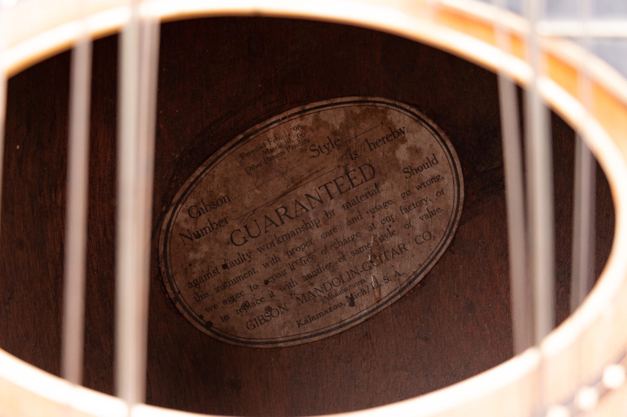 A Gibson Harp Guitar