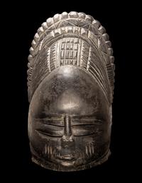 A Mende Wood Helmet Mask