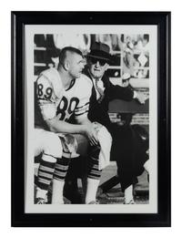 A Group of 14 Photographs of George Halas Formerly Displayed at Mike Ditka's Restaurant