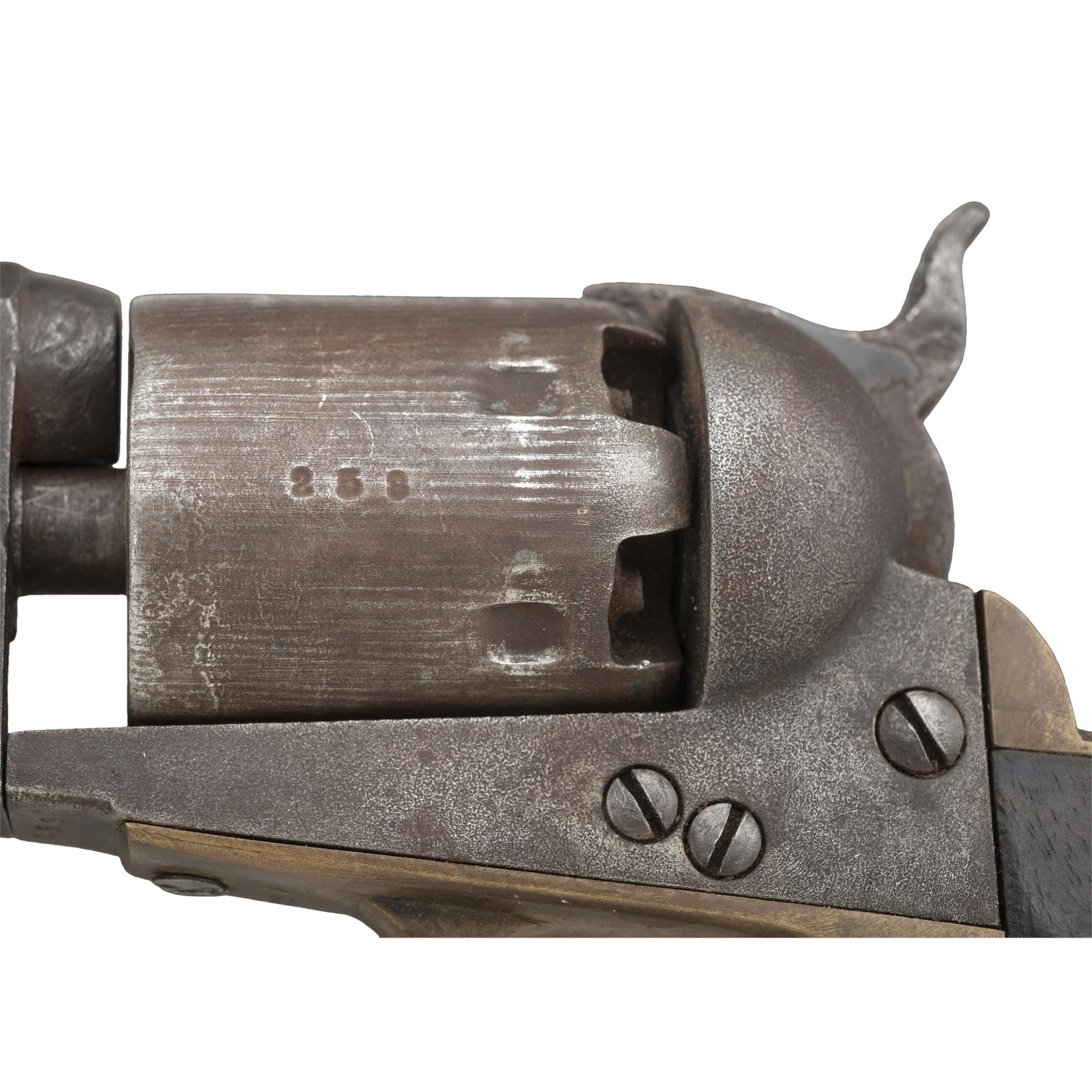"Leech & Rigdon" Marked Replica Percussion Revolver & Period Holster