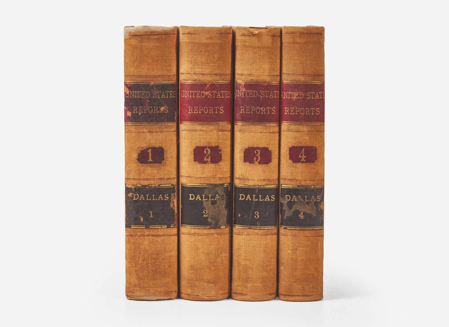 [Americana] Dallas, A(lexander). J. Reports of Cases Ruled and Adjudged in the Courts of Pennsylvania, Before and Since the Revolution