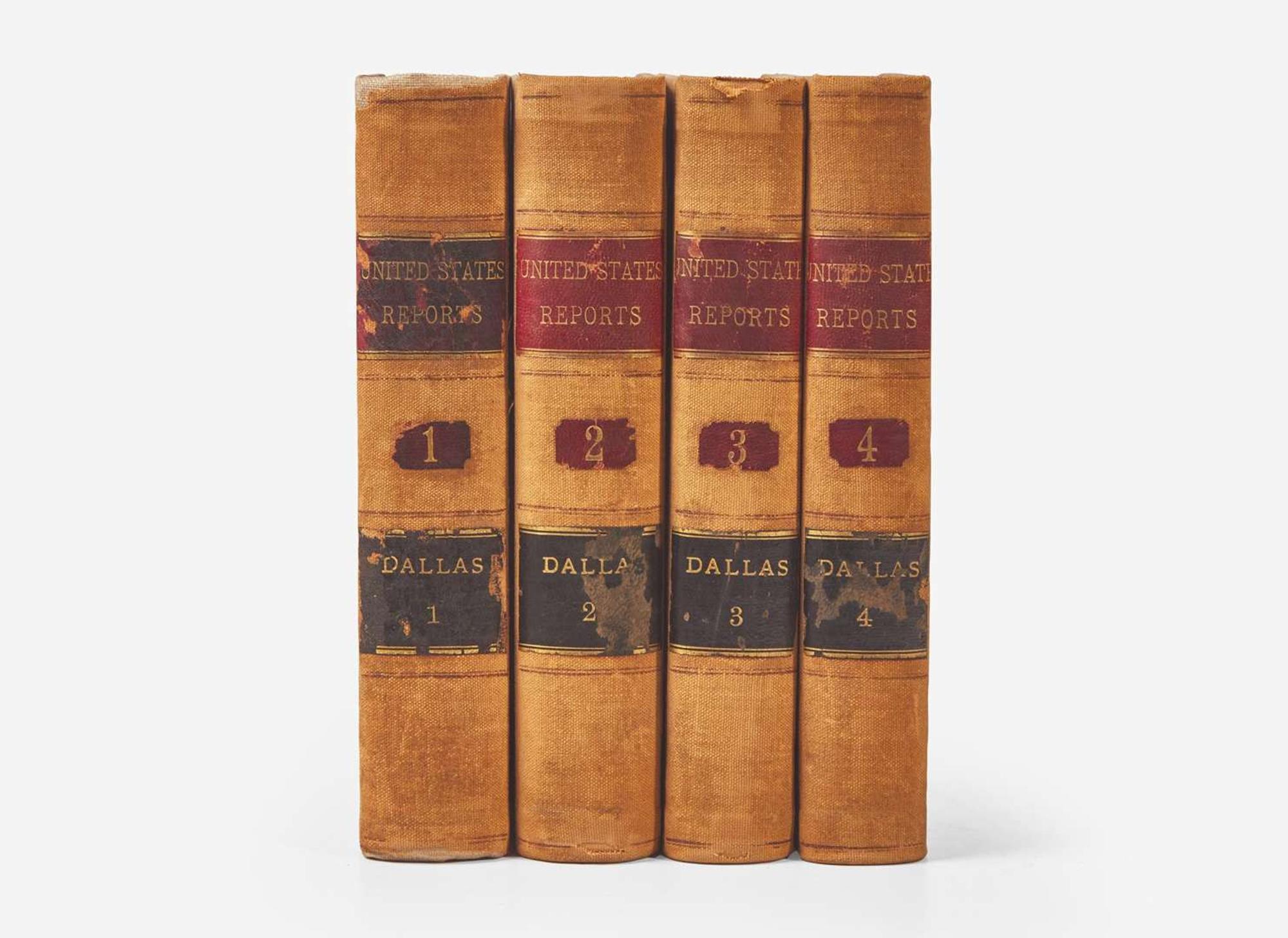 [Americana] Dallas, A(lexander). J. Reports of Cases Ruled and Adjudged in the Courts of Pennsylvania, Before and Since the Revolution