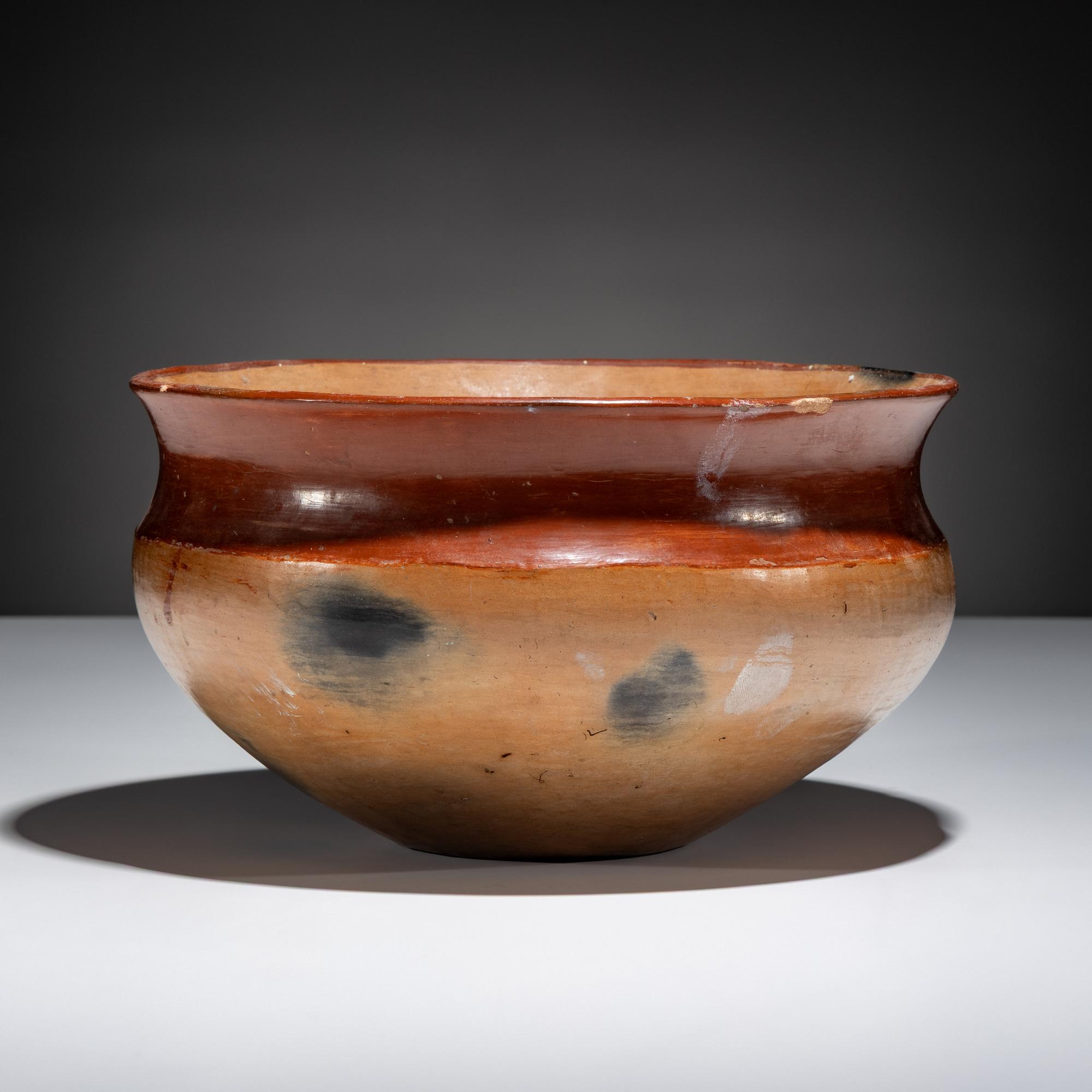 Ohkay Owingeh [San Juan] Redware Pottery Bowl
