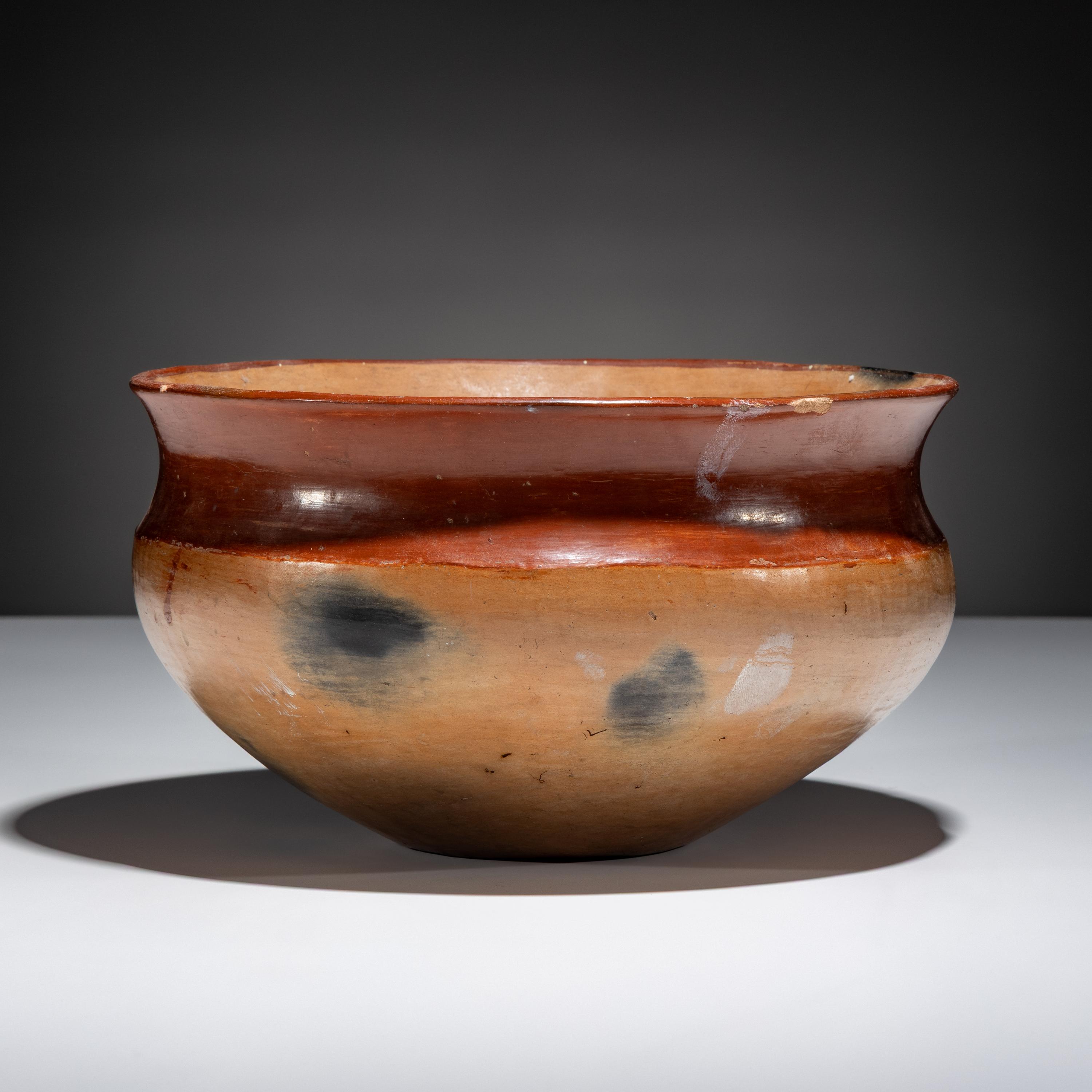 Ohkay Owingeh [San Juan] Redware Pottery Bowl