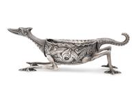 A Norwegian Silver Tea Strainer