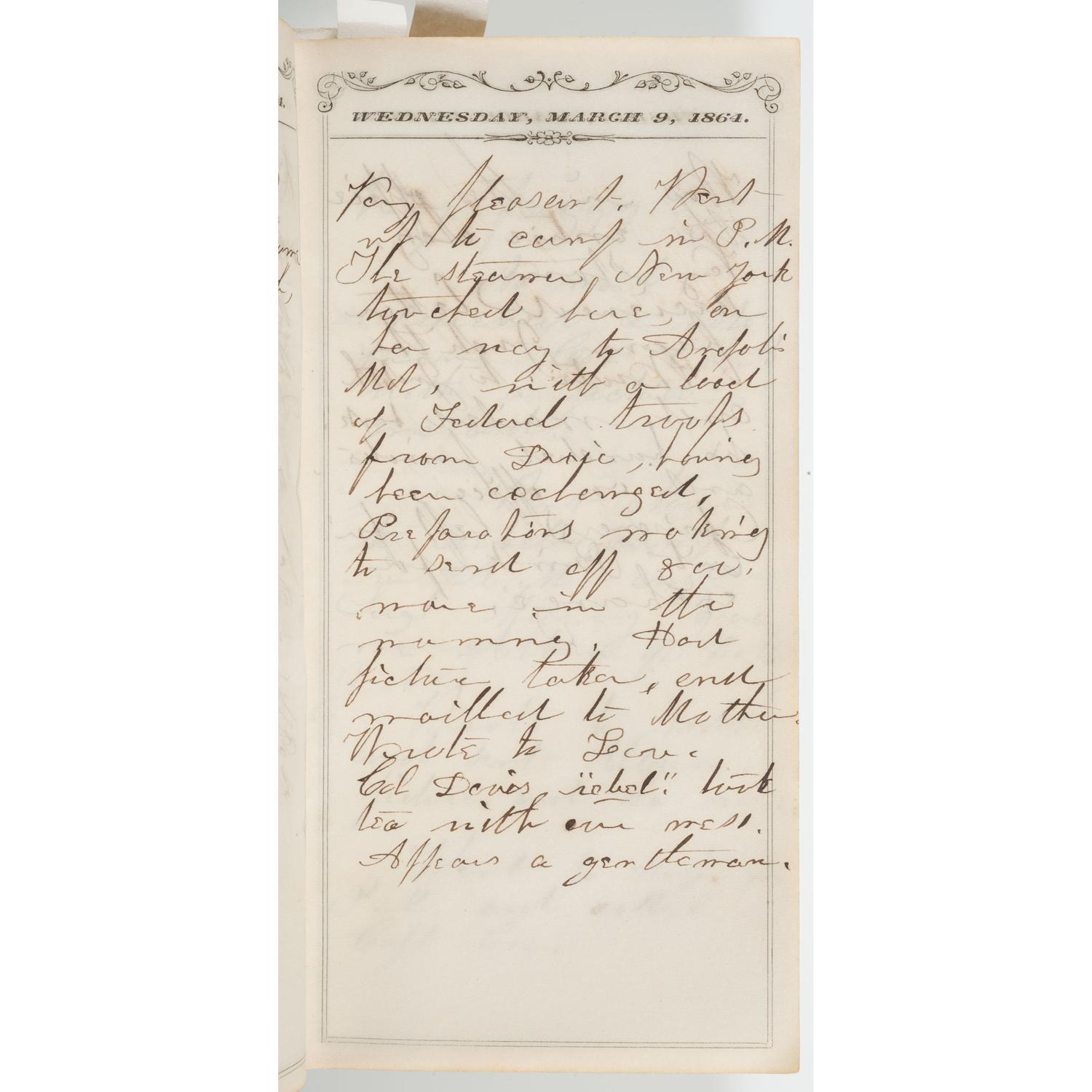 Civil War Diaries of Jared P. Hubbard, 2nd New Hampshire Volunteers