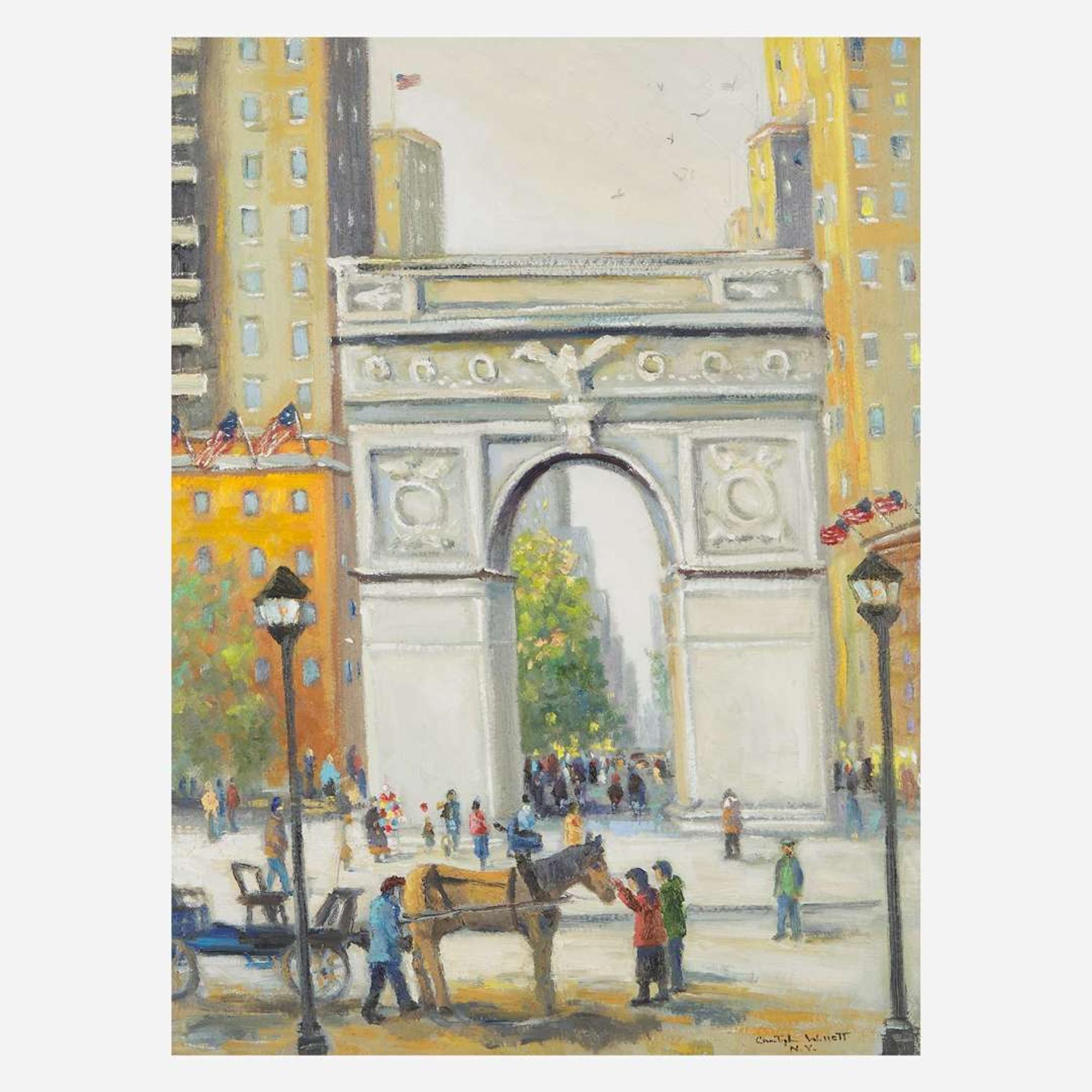 Christopher Willett (American, B. 1959) Washington Arch
