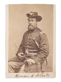 [CIVIL WAR]. A group of 16 CDVs of New York and Connecticut soldiers, highlighted by 10 images of identified members of the 94th New York Infantry, which was heavily engaged at Gettysburg.