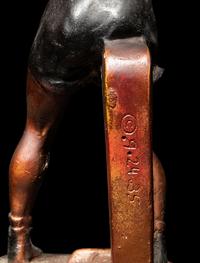 A Group of Two Vintage Joe Louis Figural Lamps,