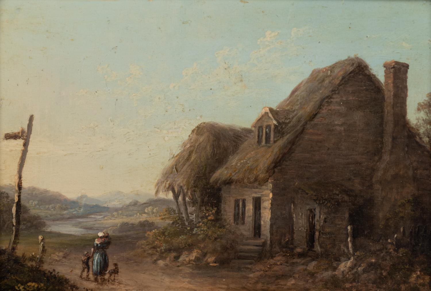 Manner of David Teniers the Younger (Flemish, 1610-1690) and Manner of George Barret (British, b. circa 1728-1784)