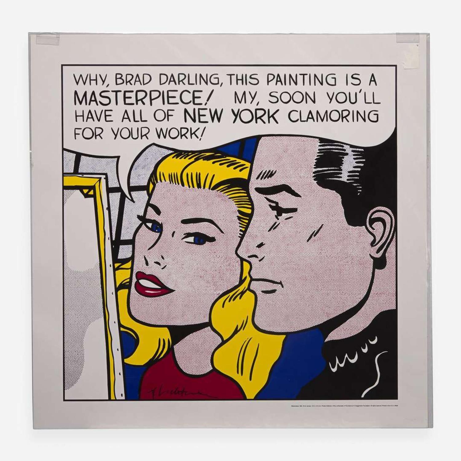 Roy Lichtenstein (American, 1923-1997) Why Brad Darling, this Painting is a Masterpiece!