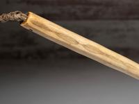 Prairie Decorated Antler Quirt, with Beaded Wrist Strap