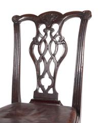A Set of Eight George III Style Mahogany Dining Chairs