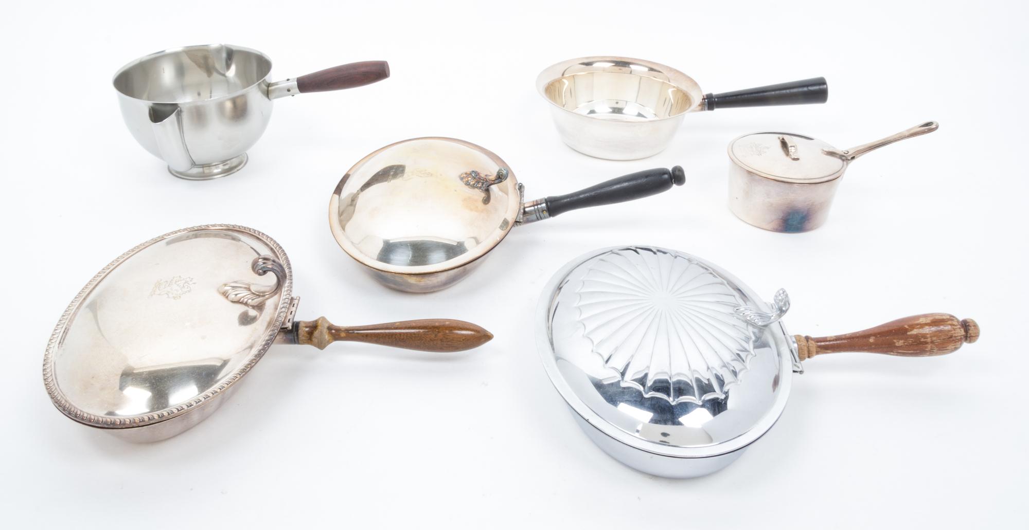 A Group of Silver-Plate Table Articles Length of longest 14 1/2 inches. — Various Makers, 20th Century