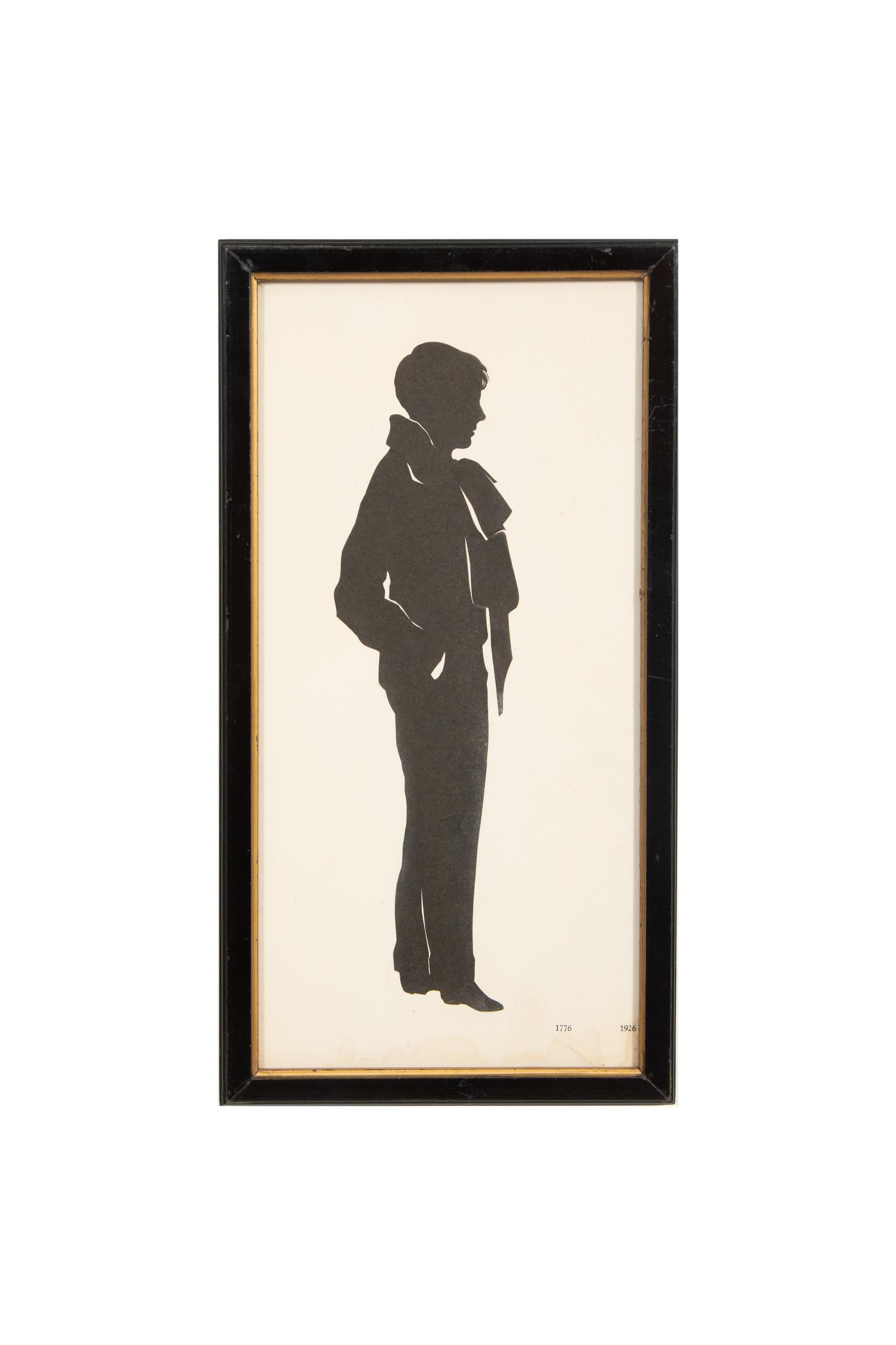 An Assemblage of Framed Paper Silhouettes Featuring 3 Beatrix Sherman Works