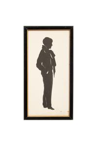 An Assemblage of Framed Paper Silhouettes Featuring 3 Beatrix Sherman Works