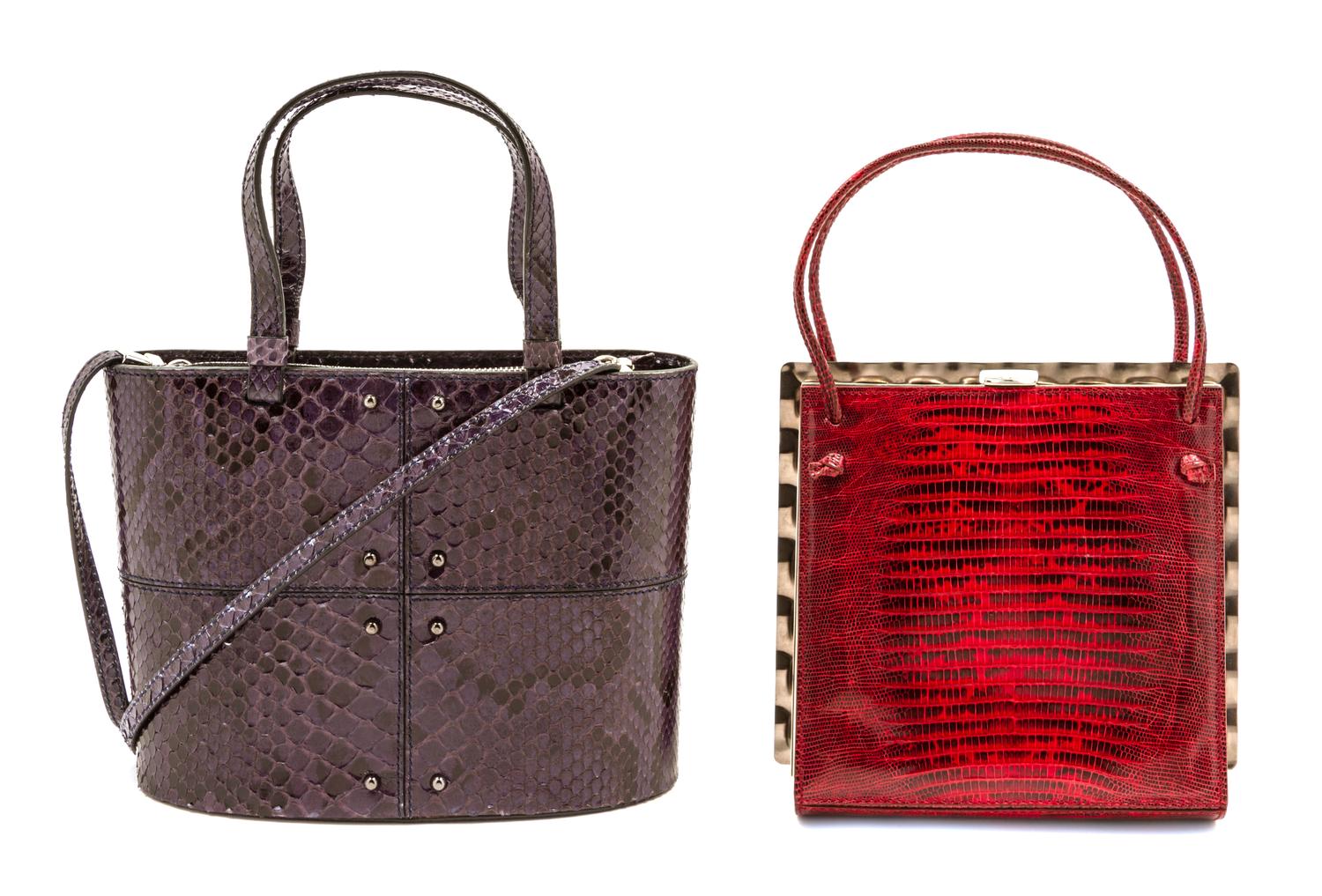 Two Tod's Exotic Skin Bags,