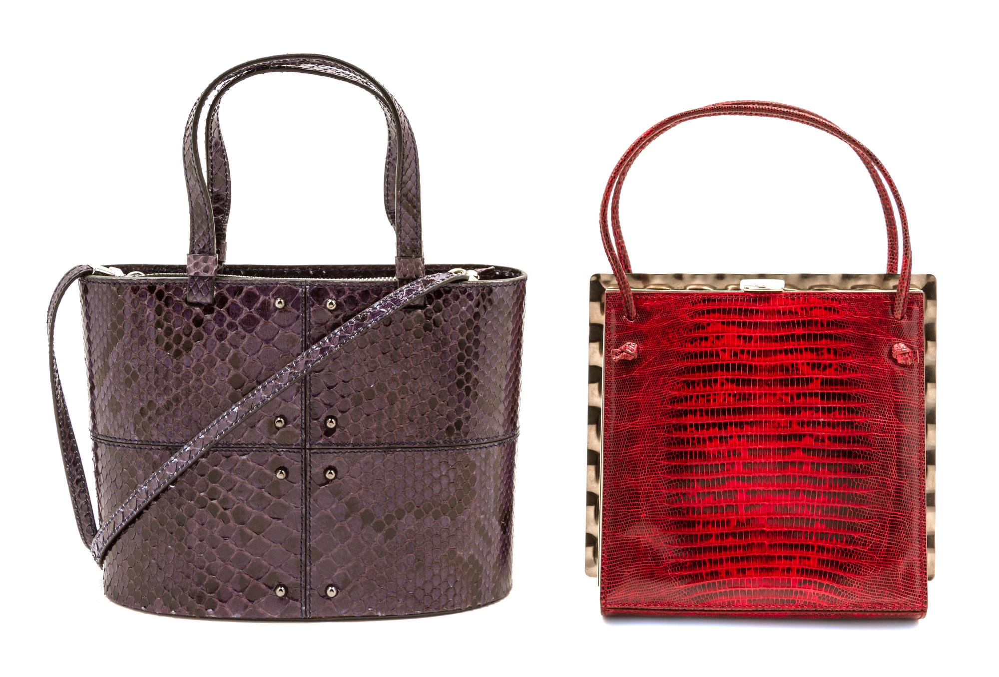 Two Tod's Exotic Skin Bags,