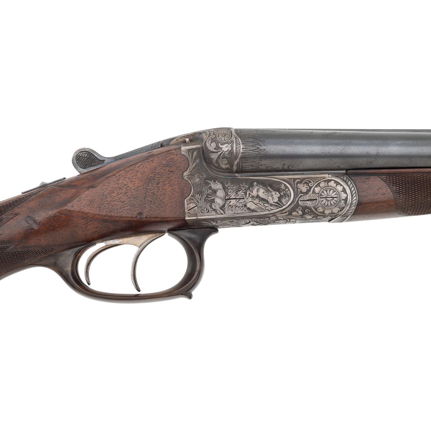 ** German SxS Boxlock Shotgun German Guild Gun