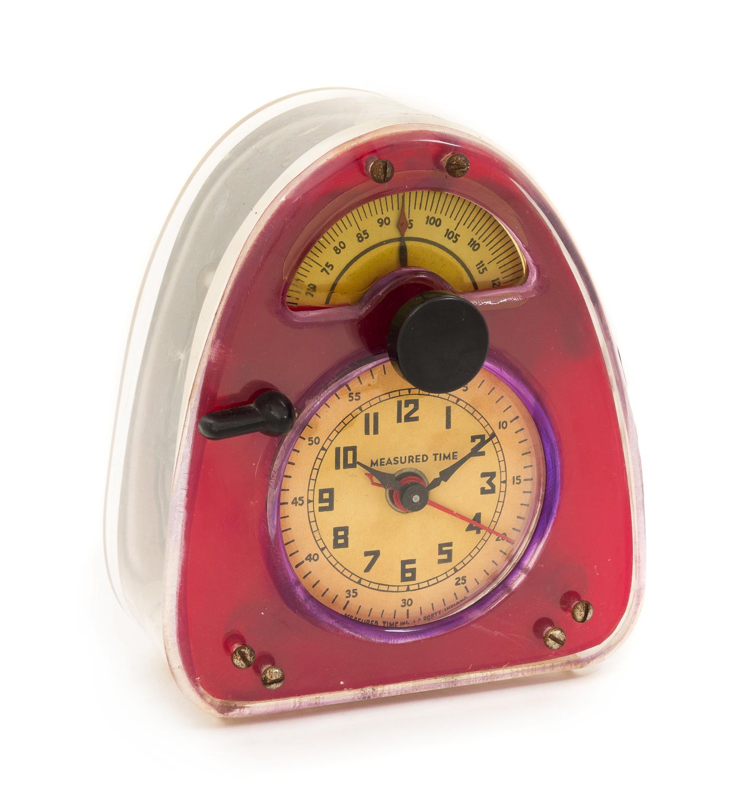 An Isamu Noguchi Measured Time Clock Height 6 inches.