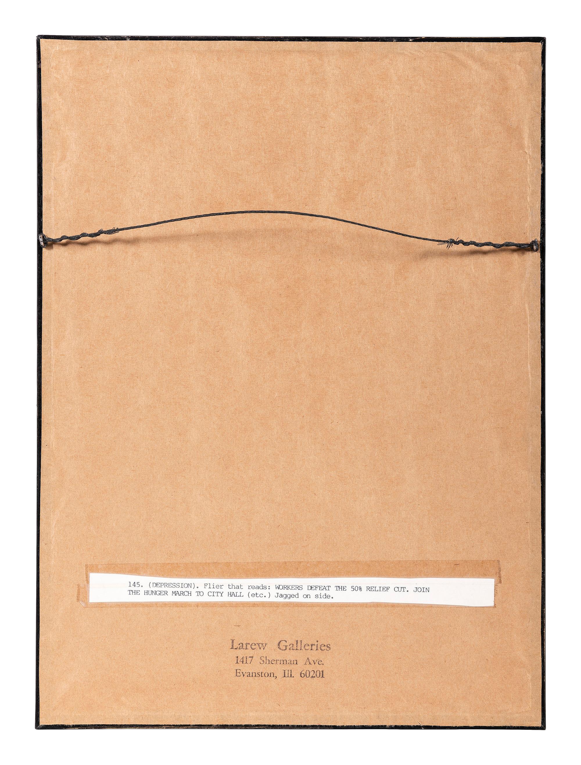 [LABOR] -- [SOCIAL JUSTICE]. Ephemera documenting twentieth-century social justice and worker's movements, comprising:
