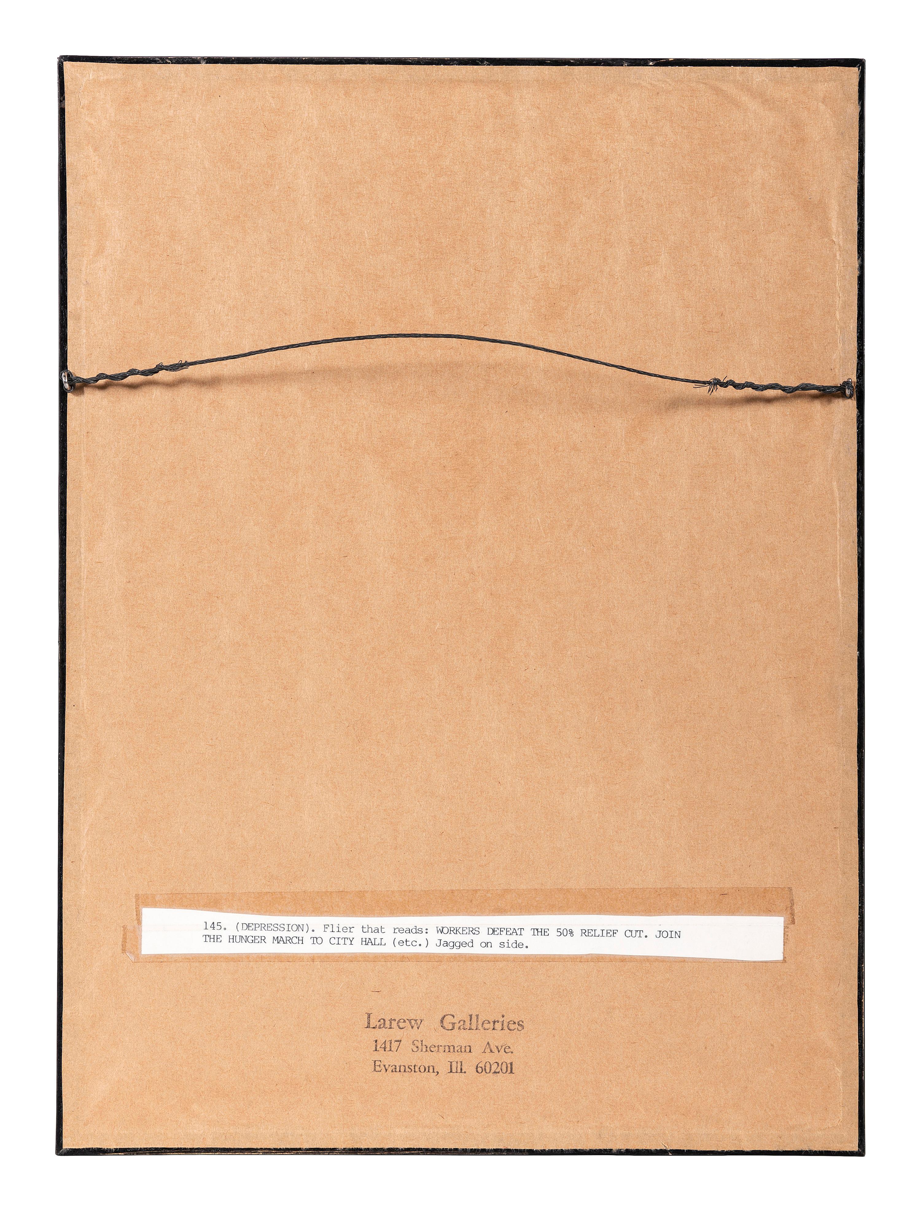 [LABOR] -- [SOCIAL JUSTICE]. Ephemera documenting twentieth-century social justice and worker's movements, comprising: