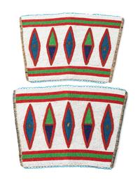 Blackfeet Beaded Canvas Cuffs