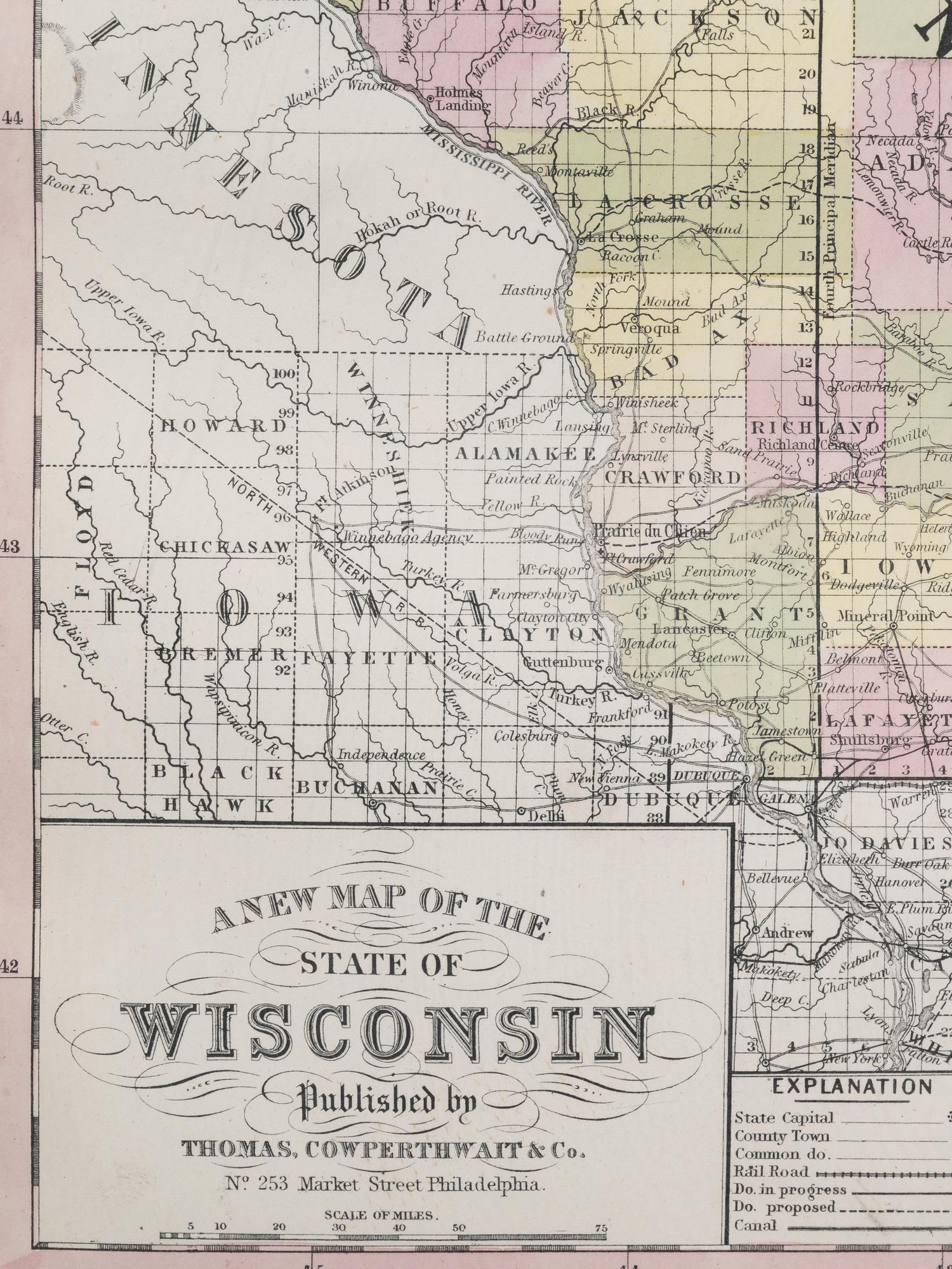 A group of five American state and city maps, comprising: