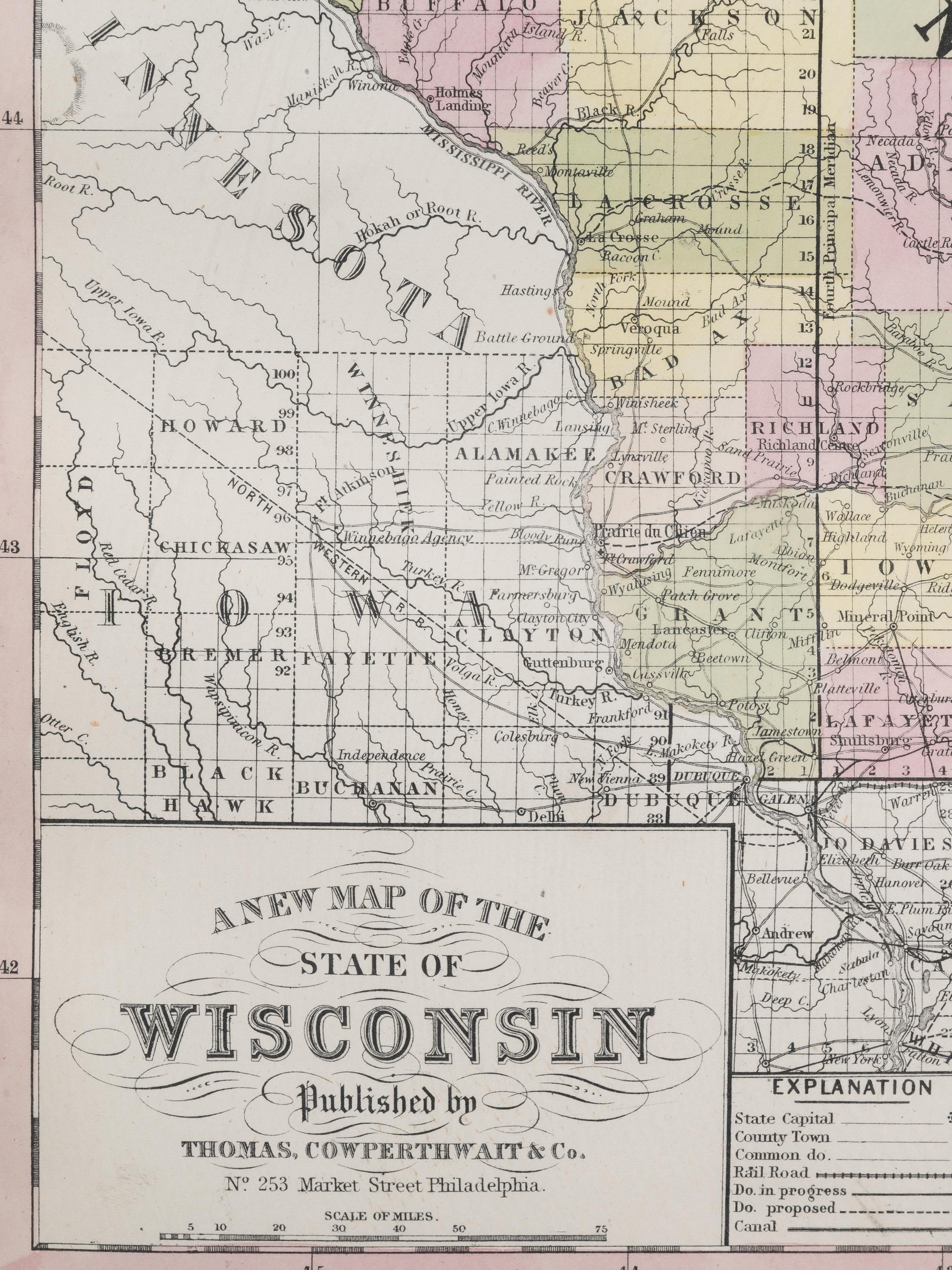 A group of five American state and city maps, comprising: