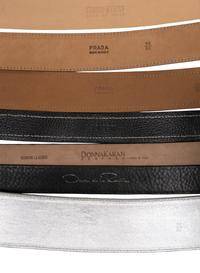Seven Designer Belts, Including Prada