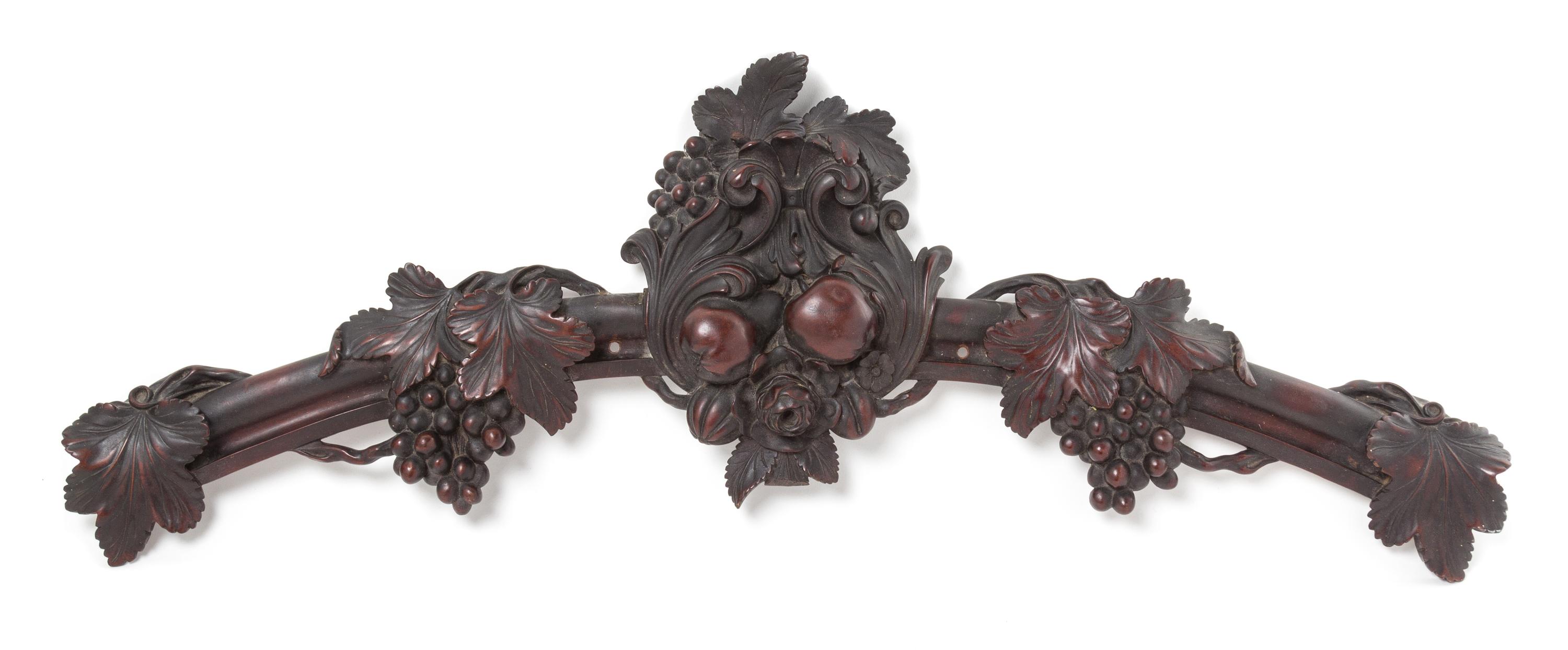 A Continental Carved Relief Panel Width 31 1/4 inches.