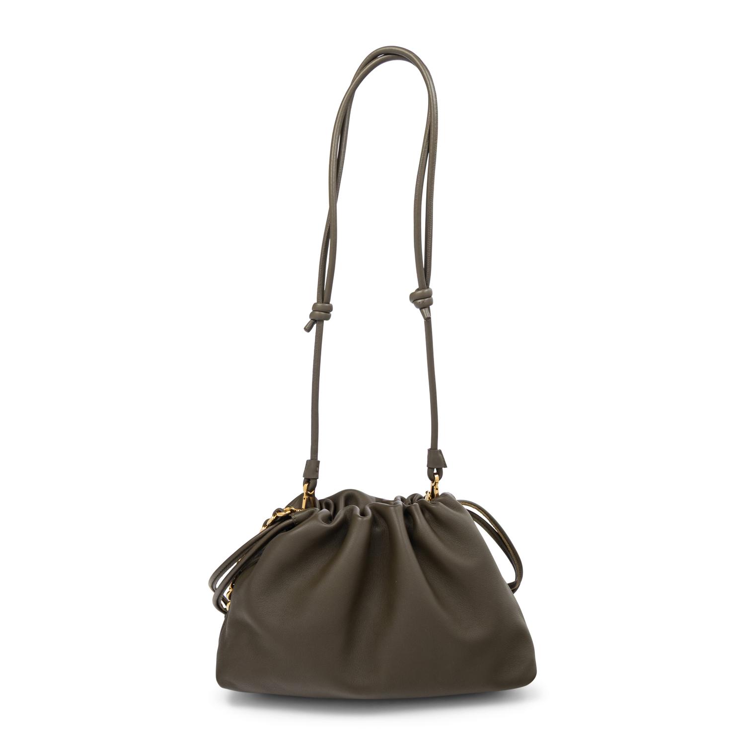 LOEWE, OLIVE FLAMENCO BAG
