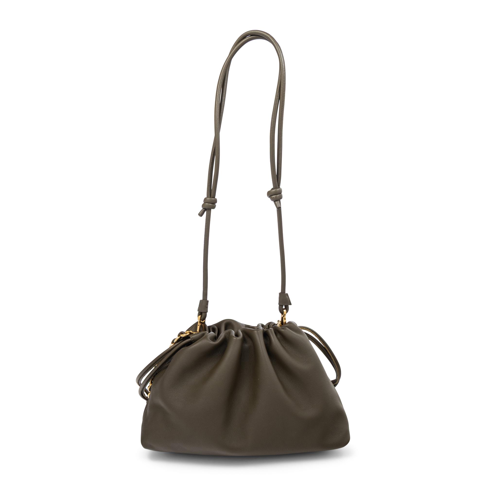 LOEWE, OLIVE FLAMENCO BAG