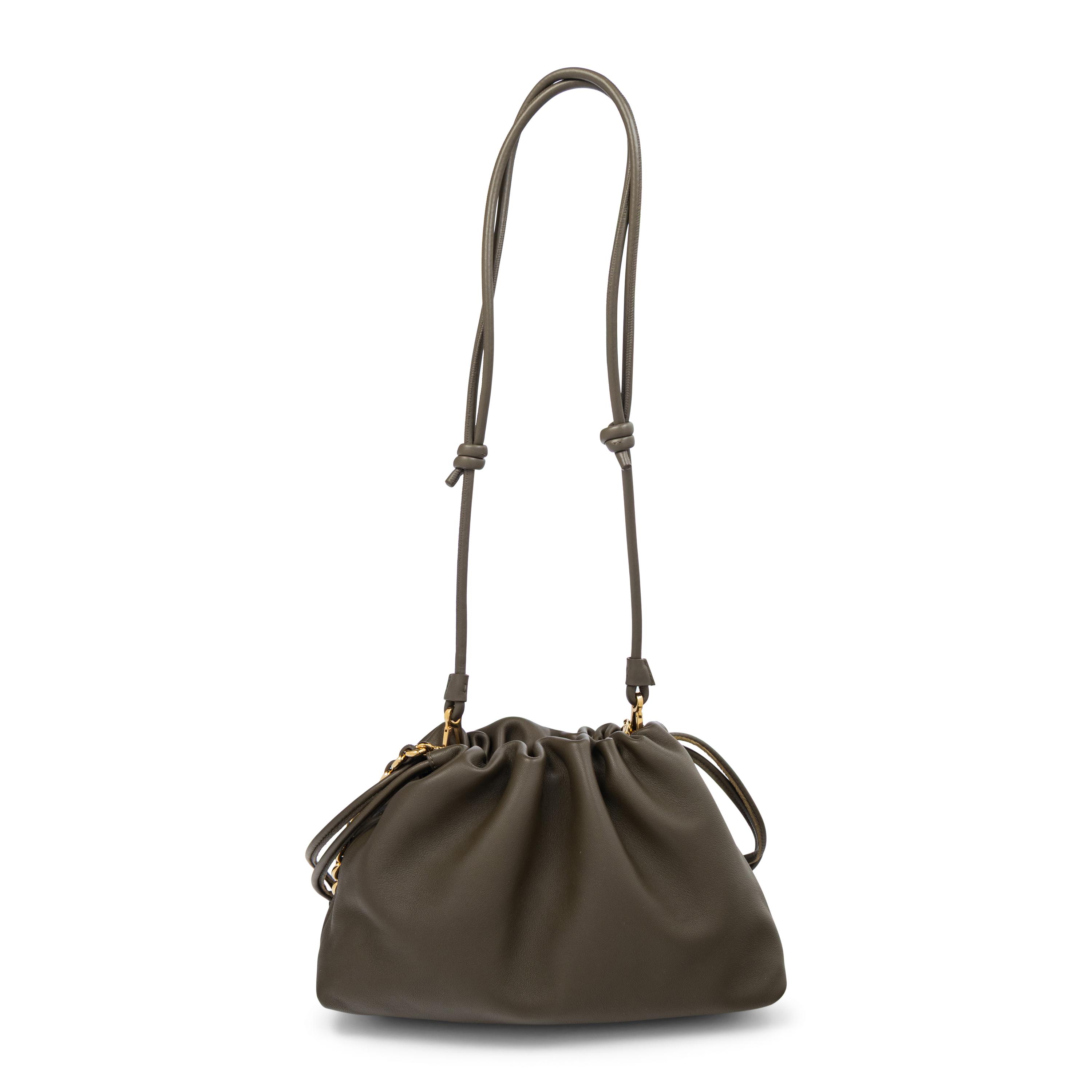LOEWE, OLIVE FLAMENCO BAG