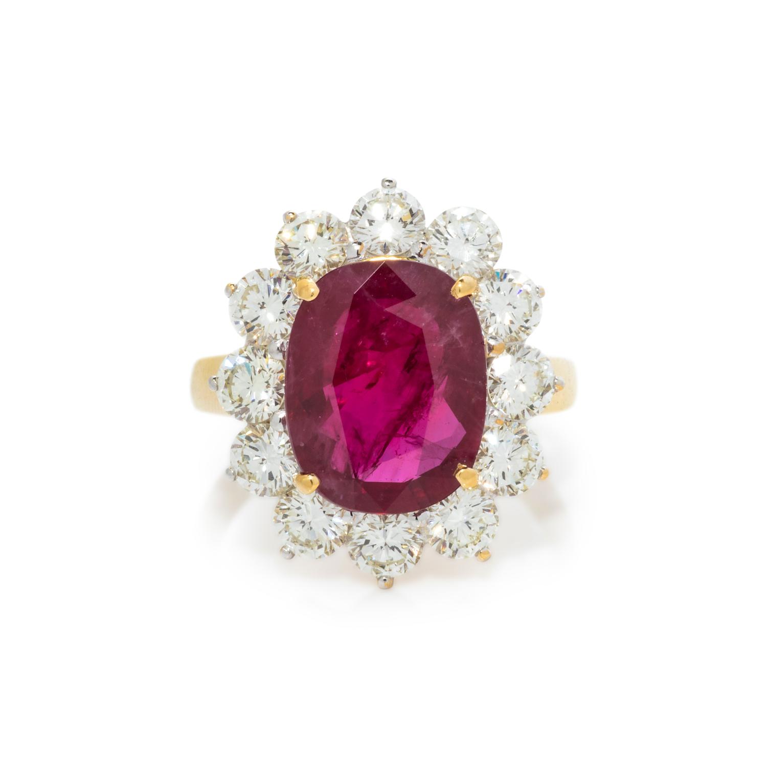 RUBY AND DIAMOND RING