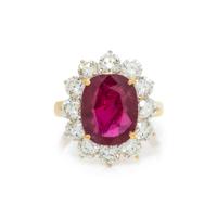 RUBY AND DIAMOND RING