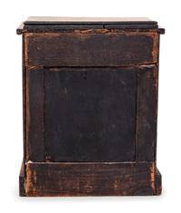 A Continental Burlwood and Parquetry Table Cabinet