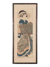 Six Japanese Woodblock Prints