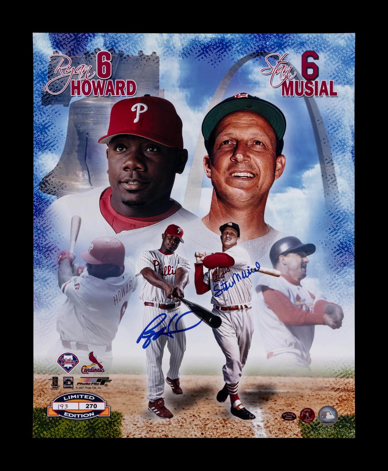 A Collection of Stan Musial Signed Autographs