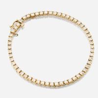 A diamond and gold bracelet