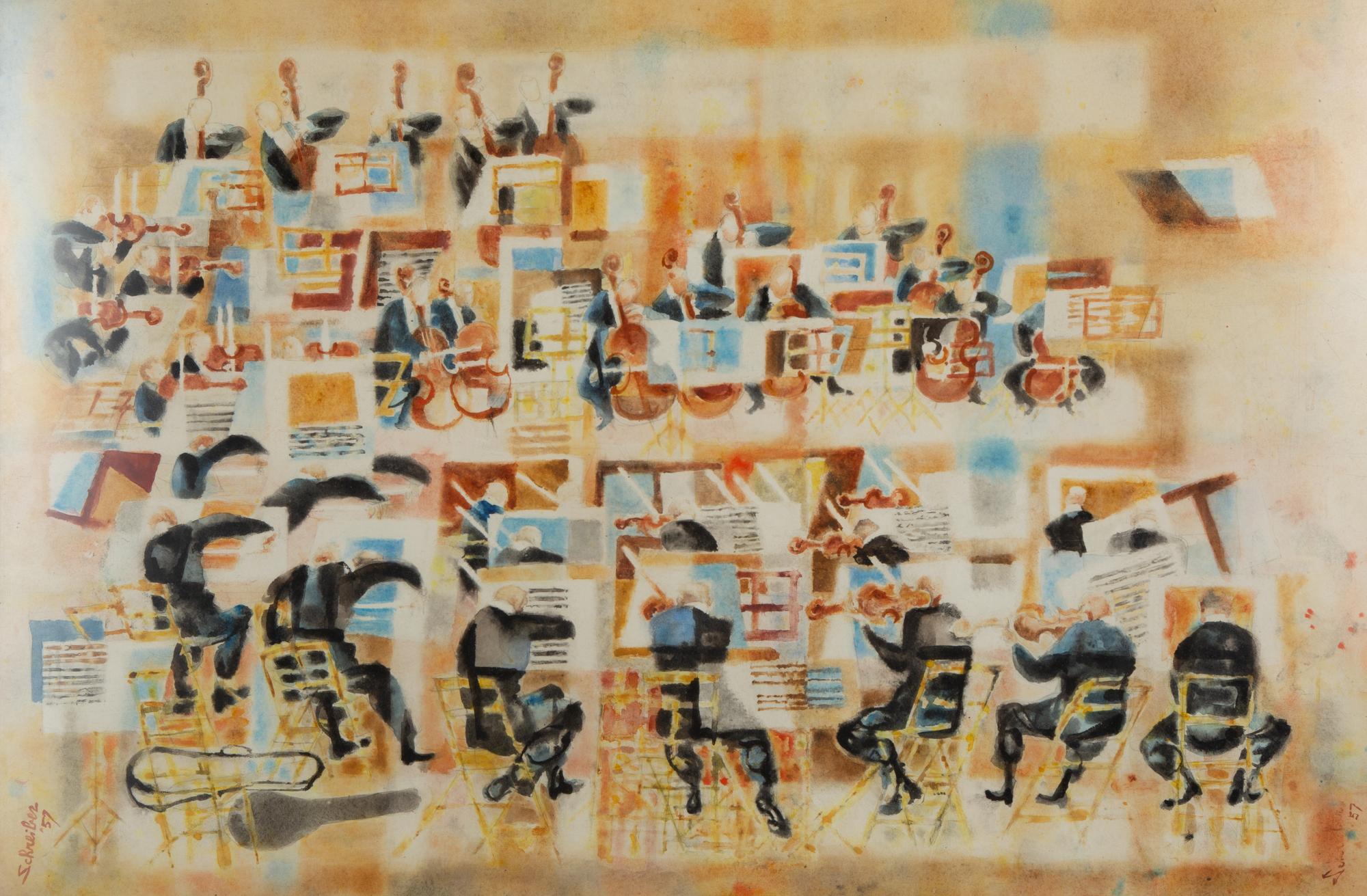 Untitled (Orchestra) , 1957