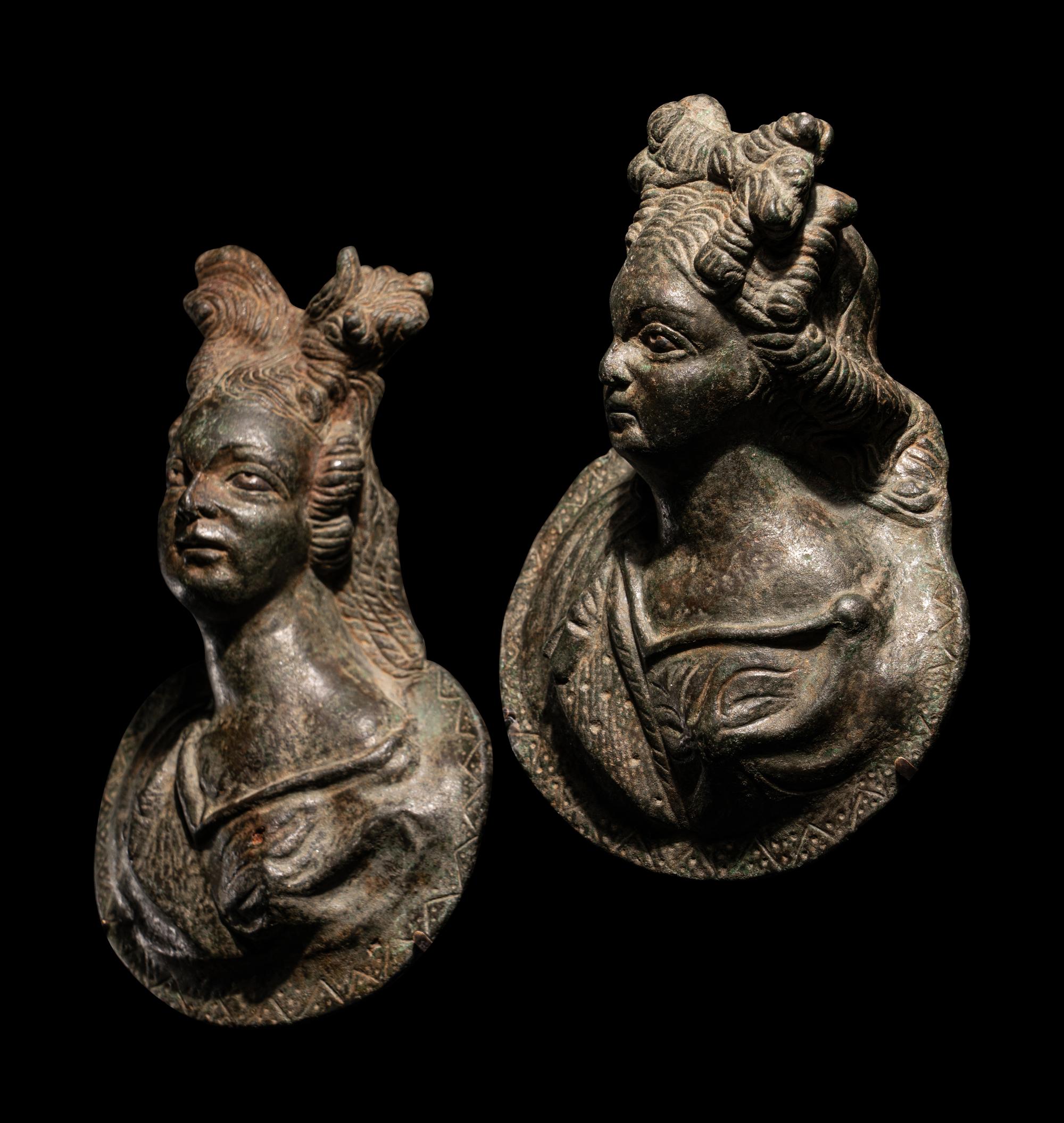 Two Roman Bronze Appliques