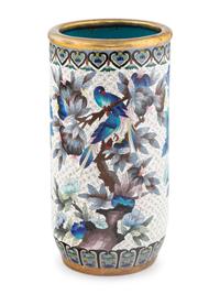 A Cloisonné Umbrella and Stick Stand